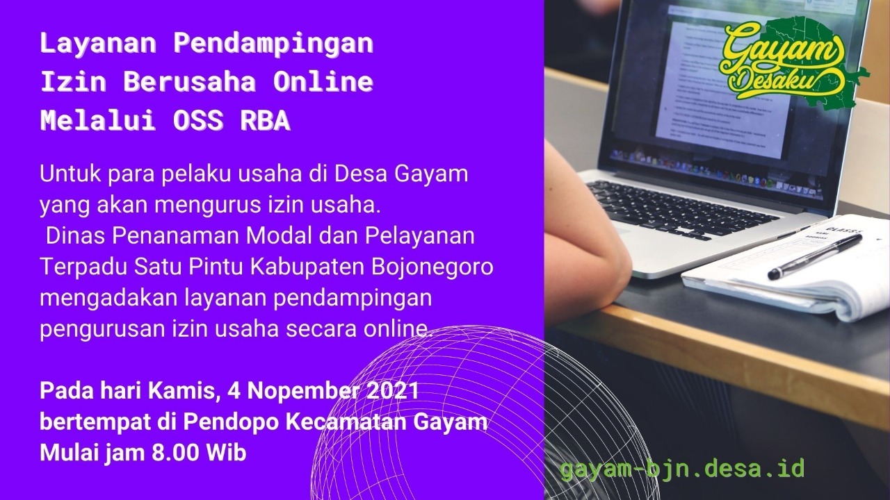 Layanan Pendampingan Izin Usaha di Kecamatan Gayam